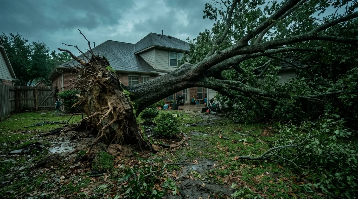 A Tree Came Down in the Storm: First 24 Hours